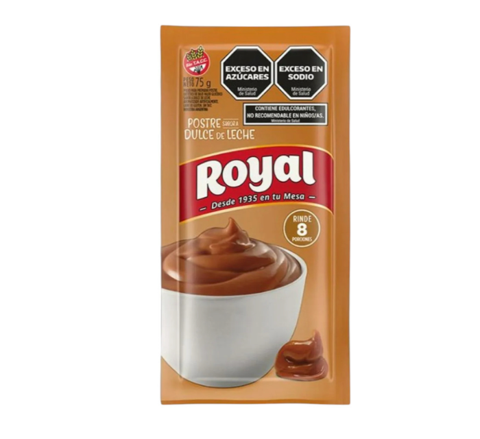 Postre Royal Dulce de leche