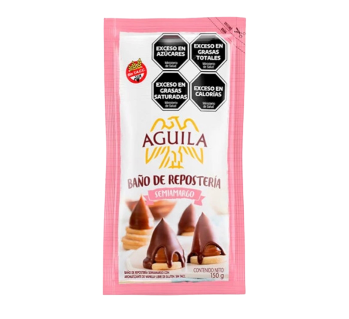 Baño de repostería semiamargo AGUILA 150GR