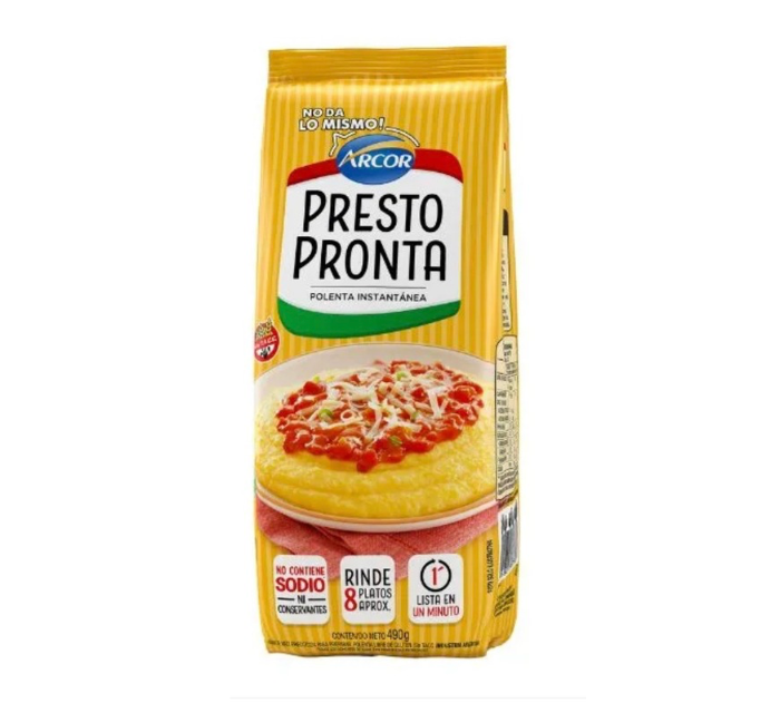 POLENTA PRESTA PRONTA 490g