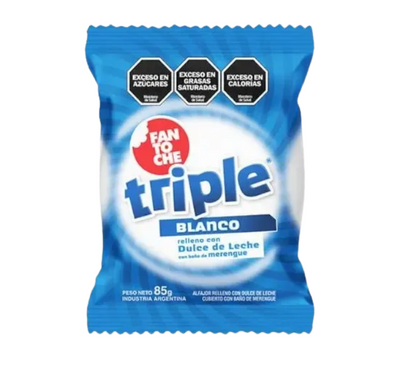 Alfajor Fantoche Triple Blanco