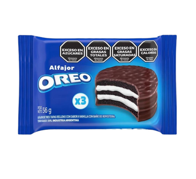 Alfajor oreo triple