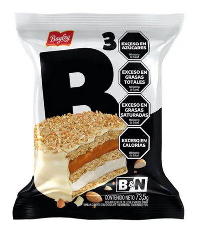 Alfajor Bagley BYN Blanco 3.0