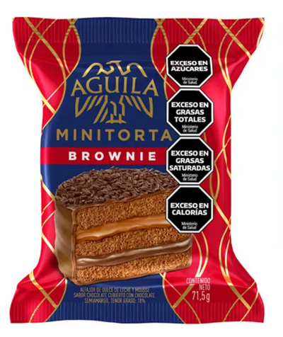 Alfajor triple Aguila Minitorta Brownie