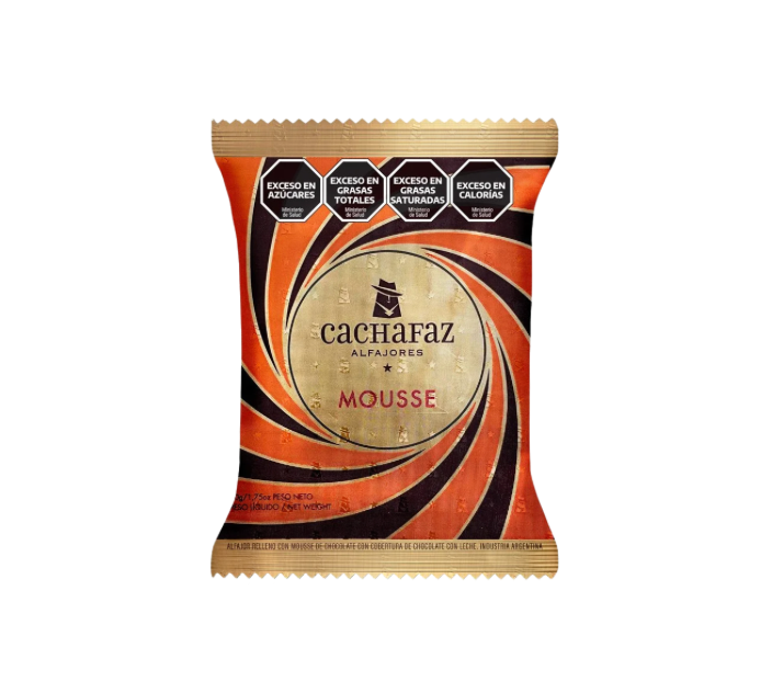 Alfajor cachafaz mousse 60gr