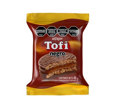 Alfajor tofi simple chocolate