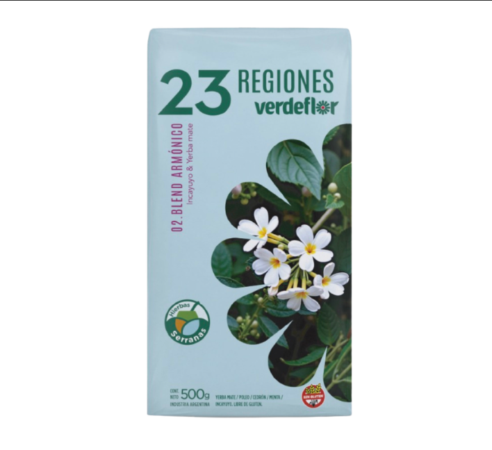 Yerba verdeflor blend armónico 500gr
