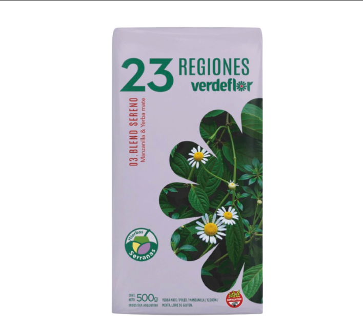 Yerba verdeflor blend sereno 500gr