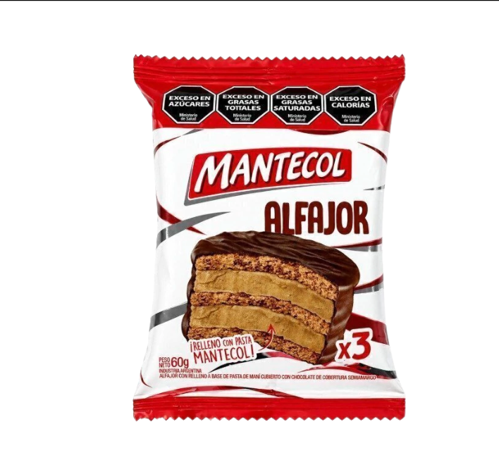 Alfajor mantecol triple