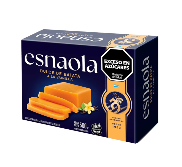 Dulce de batata vainilla esnaola 500gr
