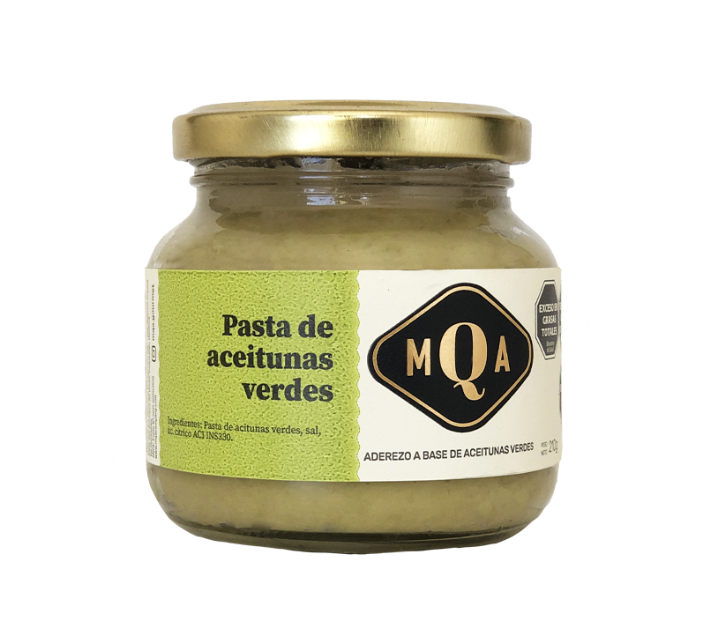 Pasta de aceitunas verdes 220gr