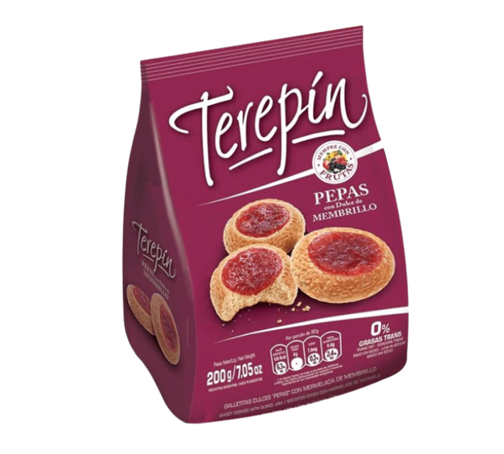 Pepas Terepín membrillo  200gr