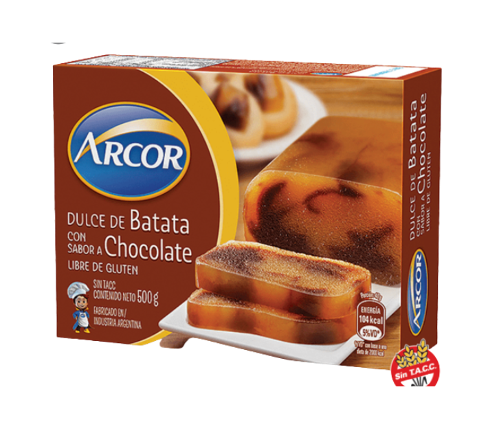 Dulce de batata con chocolate 500gr
