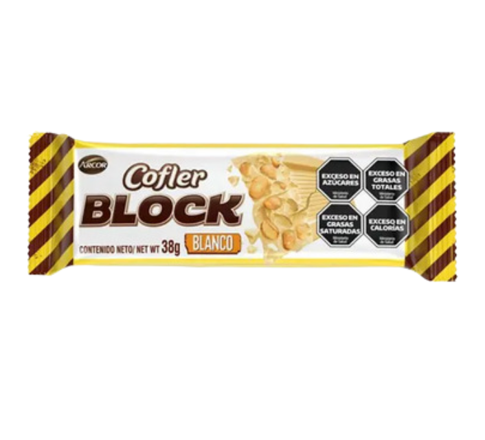 Chocolate Block blanco 38gr