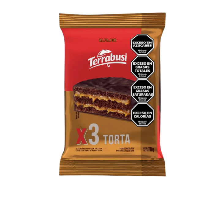 Alfajor Terrabusi Torta Triple 70gr