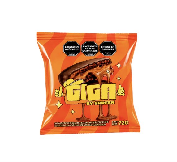 Alfajor giga 72gr