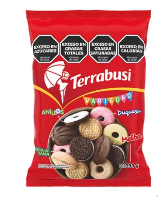 Galletitas variedad Terrabusi 390gr