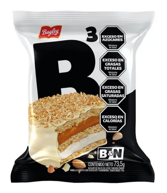 Alfajor Bagley BYN Blanco 3.0