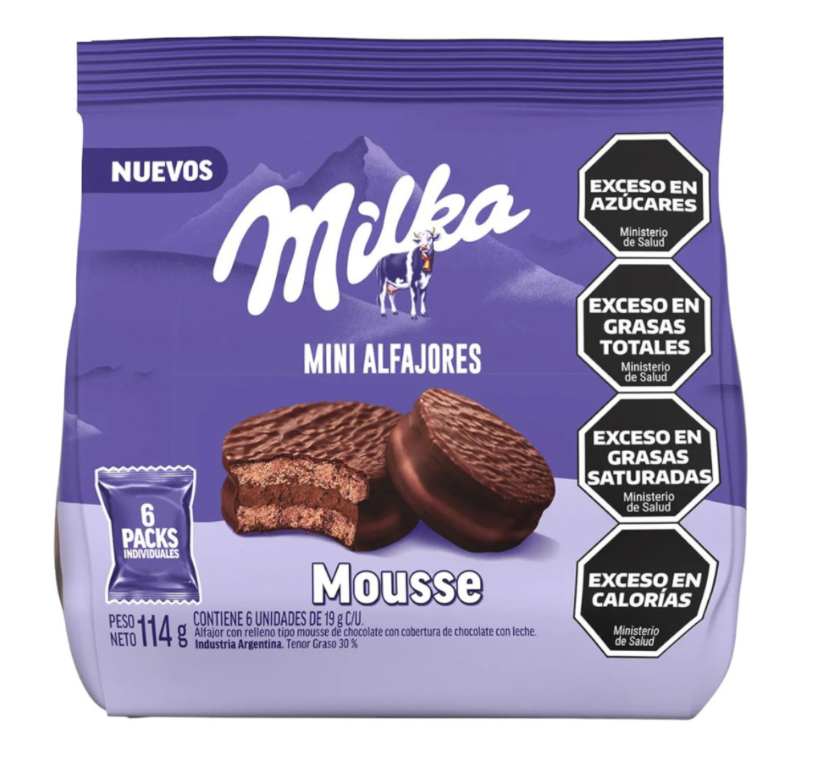 Alfajor Milka Mini x 6 unidades