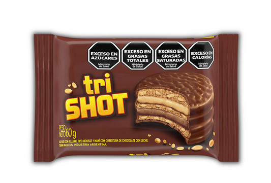 Alfajor Trishot 60gr