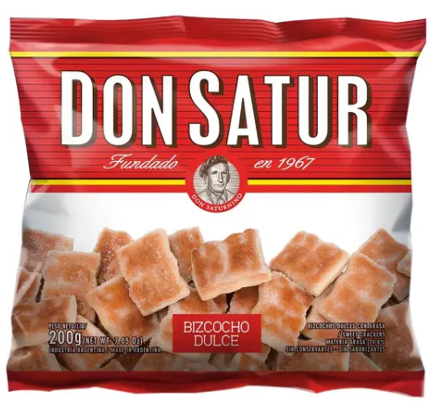 Bizcochos dulces Don Satur 200gr