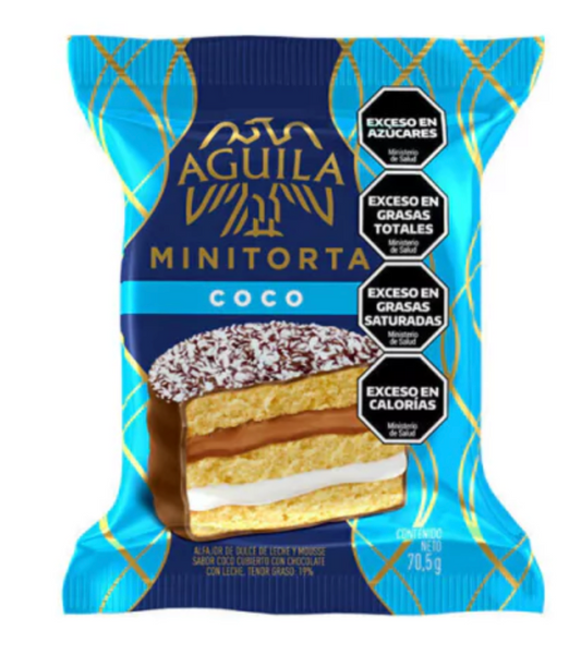 Alfajor Aguila minitorta coco