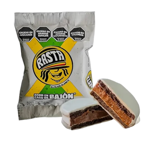 Alfajor rasta blanco 60gr