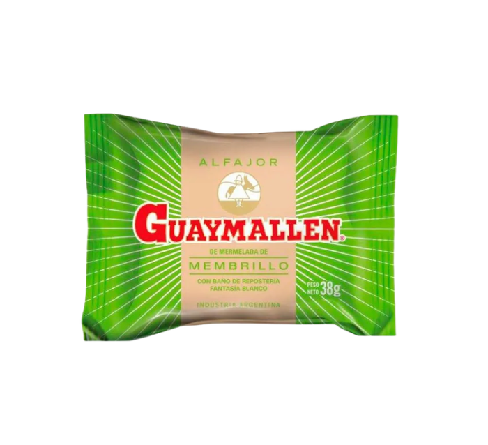 Alfajor simple guaymallen de fruta