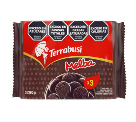 Galletas melba x3 unidades 360gr