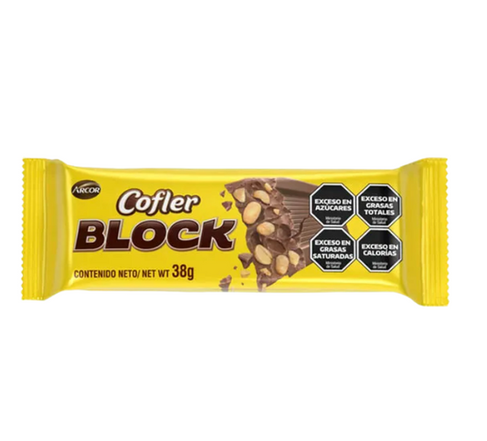 Chocolate block negro 38gr