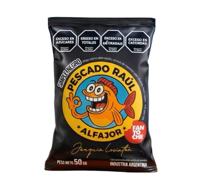 Alfajor pescado raul negro 50gr