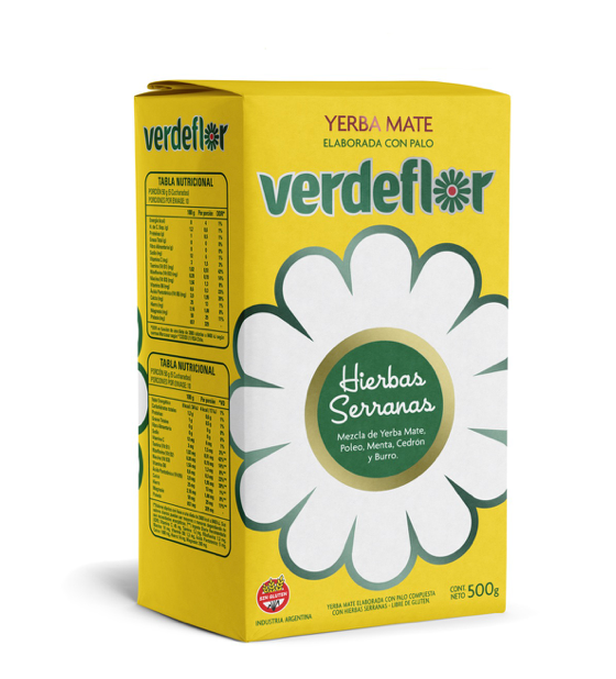 Yerba verdeflor hierbas serranas 500gr