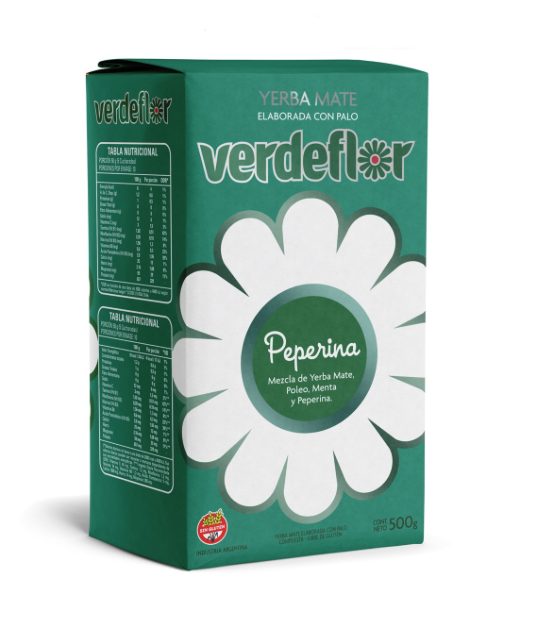 Yerba verdeflor peperina 500gr