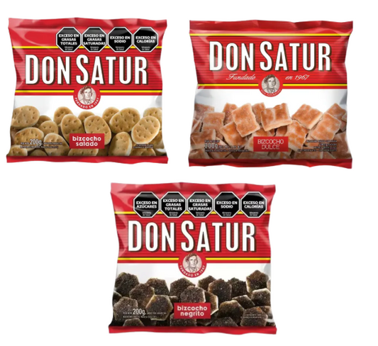 Don satur dulce, salado y negrito