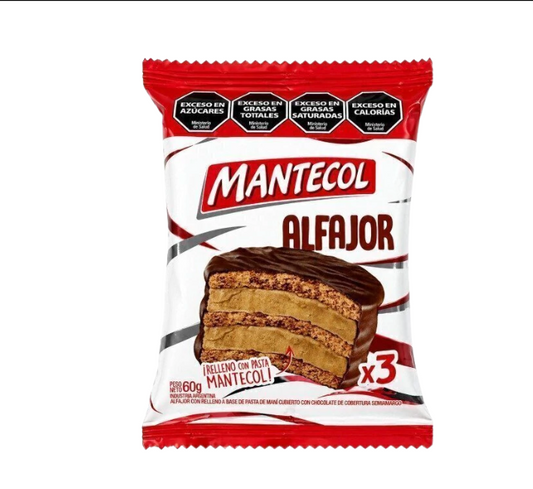 Alfajor mantecol triple