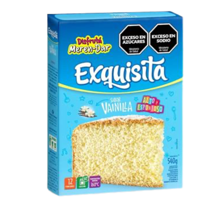 Bizcochuelo Exquisita vainilla