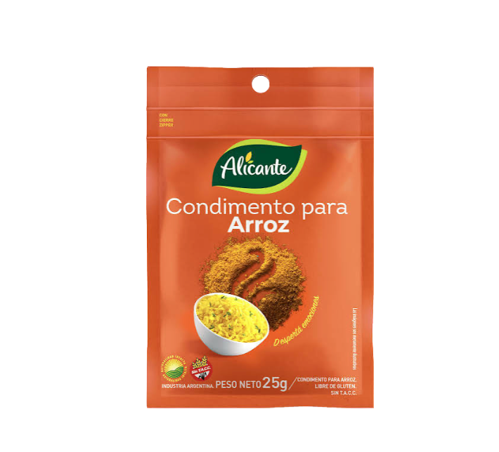 Condimento para arroz 25gr