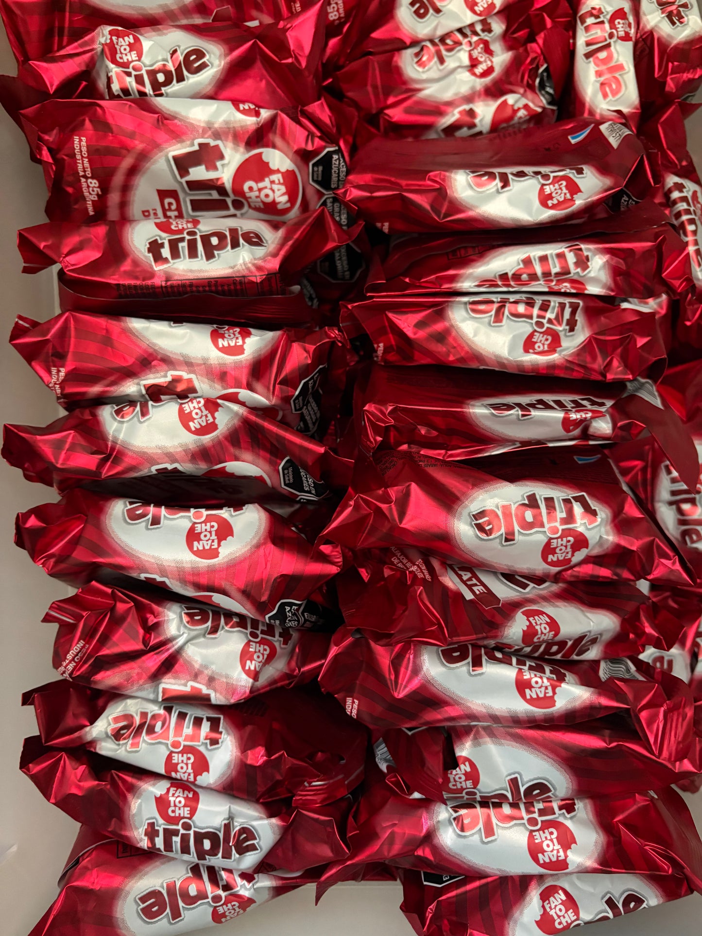 Alfajor Fantoche Triple Chocolate Aplastados